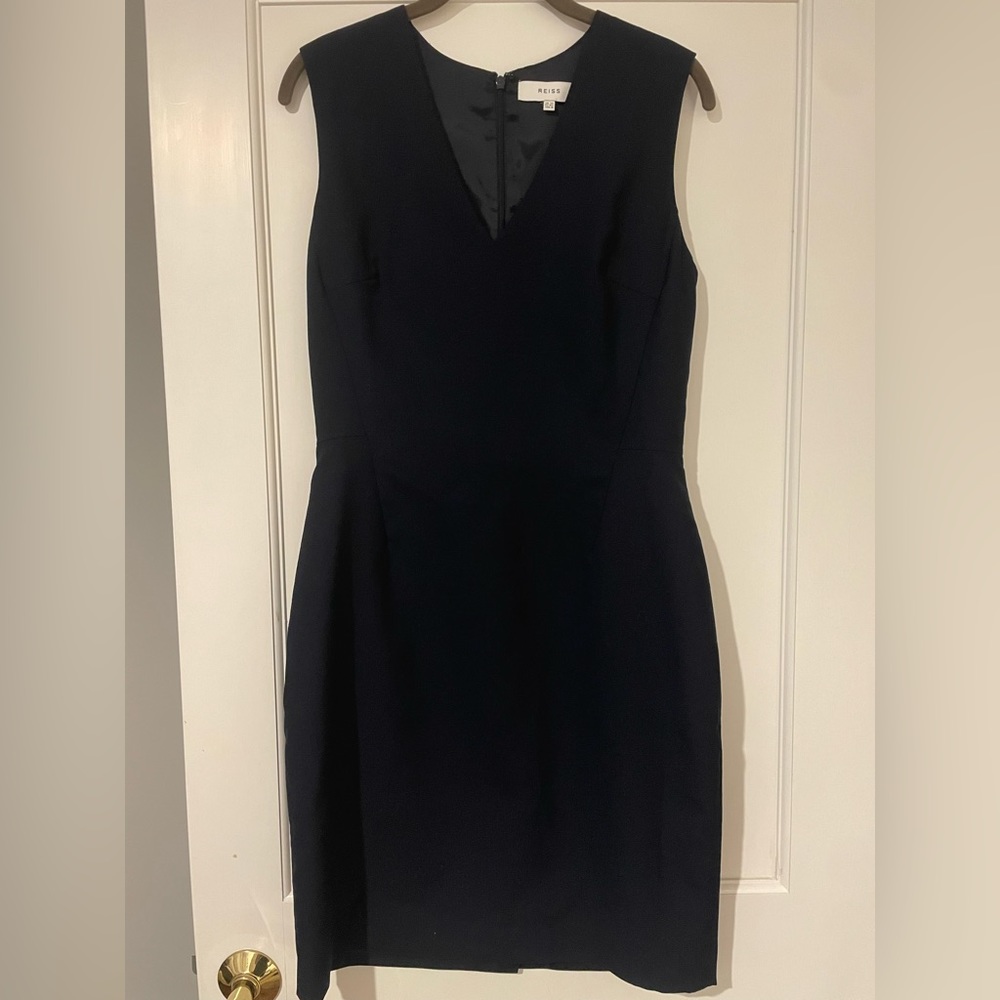 Reiss Sleveless Navy Dress size 8 (US)